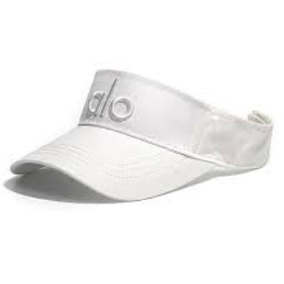 ALO Yoga Airlift Visor - White Embroidered Logo - New! - Picture 2 of 2